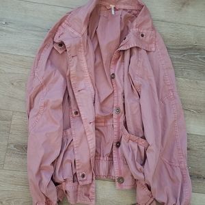 Pink freepeople jacket